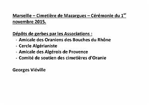 AOBR 2015 11 01 MAZARGUES CEREMONIE DU 1 ER NOVEMBRE